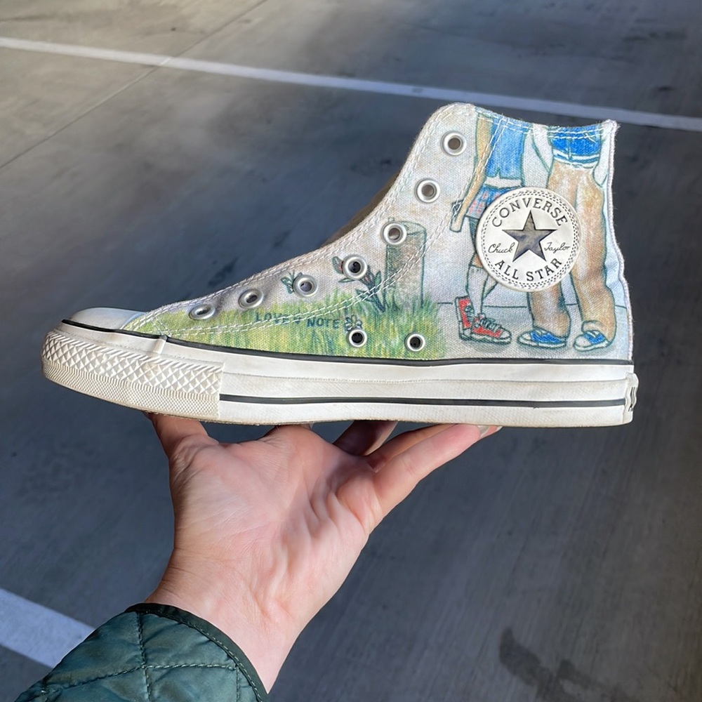 Rare! Love Note - High Top Converse